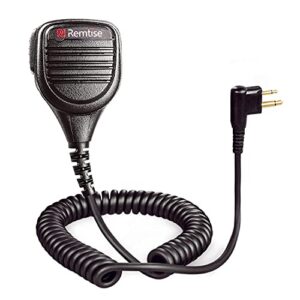speaker mic for motorola radio, 2 pin shoulder microphone compatible with motorola radios bpr40 cp200/200d/200xls cp185 cls1410 cls1110 dtr410 pr400 rdu4100 rdu4160d rmu2040 rmu2080/2080d cls dtr