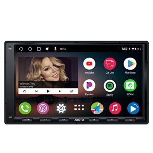 atoto a6pf android double-din car stereo, wireless carplay, wireless android auto, mirrorlink, 7″ touchscreen in-dash gps navigation, dual bluetooth, wifi/bt/usb tethering, hd lrv, 2g+32g, a6g2a7pf