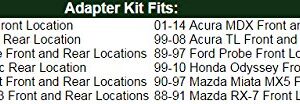 Exact Fit Speaker Adapter Spacer Rings For Select Acura, Fits Ford, Fits Honda, And Mazda Vehicles - 5" Cutout - SAK056_5-1 Pair