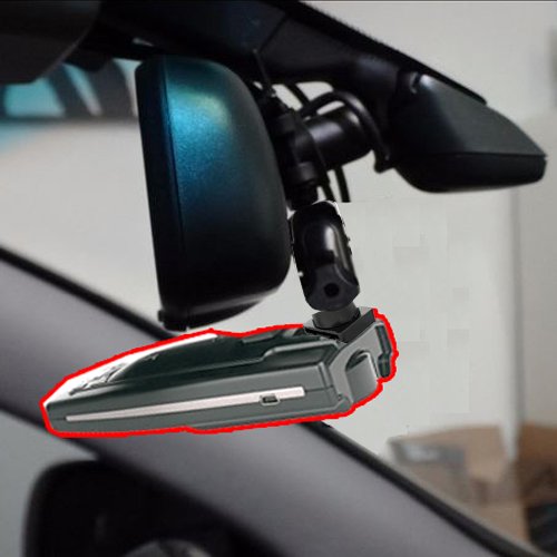 AccessoryBasics Universal Car Rear View Mirror Radar Detector Adhesive tab Mount for Radenso SP Pro Valentine One Whistler CR 65 70 75 80 85 90 XTR 130 RX Meter Cobra XRS ESR SPX ESD Radar Detector