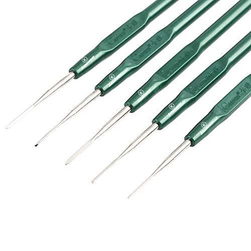 Keenso Terminal Tools, 5pcs/1 Set DIY Titanium Alloy Automotive Wire Harness Pin Removal Tool Plug Pin Removal Dismount Tool Kit