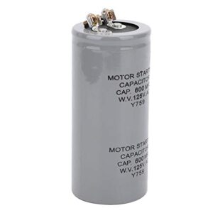 600MFD Motor Starting Capacitor 43x102mm Round Running Capacitor for Electric Motor and Fan, CD60 125VAC