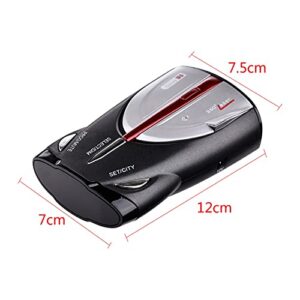 LMMY2022 Radar Detector. Car Style 16 Band Cobra Xrs 9880 Anti Radar Car Detector 12V 360 Degree Led Display Police Speedometer Voice Alert