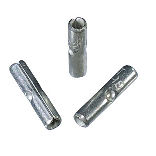 Buy Auto Supply # BAS14480 (100 Count) 22-18 Gauge Wire Seamed Butt Connector Non-Insulated Uninsulated Terminal USA Made