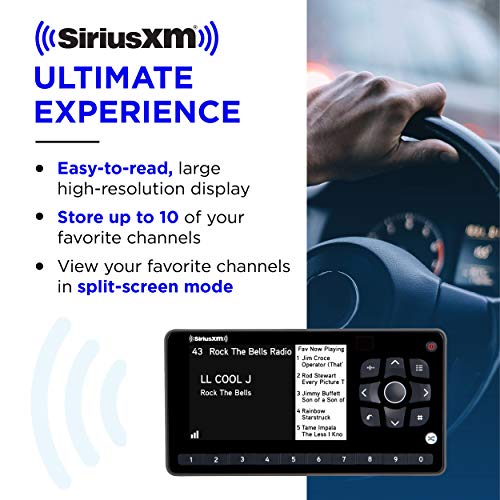 SiriusXM Onyx EZR Satellite Radio with Vehicle Kit, Easy to Install, Enjoy SiriusXM in Your Car and Beyond with This Dock and Play Radio for as Low as $5/month + $60 Service Card with Activation