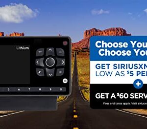 SiriusXM Onyx EZR Satellite Radio with Vehicle Kit, Easy to Install, Enjoy SiriusXM in Your Car and Beyond with This Dock and Play Radio for as Low as $5/month + $60 Service Card with Activation