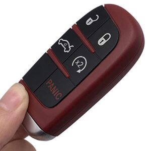 J-ACCES Key Fob Case Shell Fit for Jeep Grand Cherokee Dodge Challenger Charger Dart Durango Journey Chrysler 300