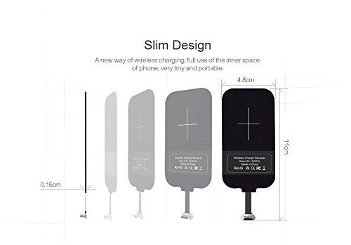 Nillkin Magic Tag Qi Wireless Charger Receiver Chip for USB Type-C Smart Phones (Type-C Long Version)