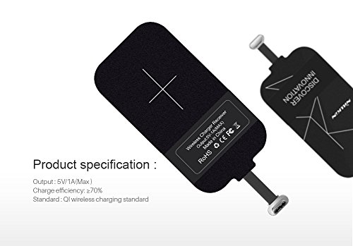 Nillkin Magic Tag Qi Wireless Charger Receiver Chip for USB Type-C Smart Phones (Type-C Long Version)