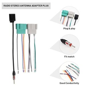 RED WOLF Radio Wiring Harness w/Antenna Adapter Compatible with Volvo S40 S60 S80 V70 v40 XC70 1998-2006 Stereo Wire Harness Connector Adaptor No Premium Factory Amp