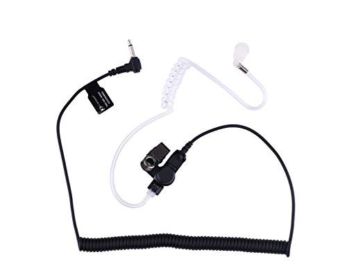 KS K-STORM 1 Pin 3.5mm Receiver/Listen Only Surveillance Acoustic Tube Earpiece Compatible with Two-Way Radios