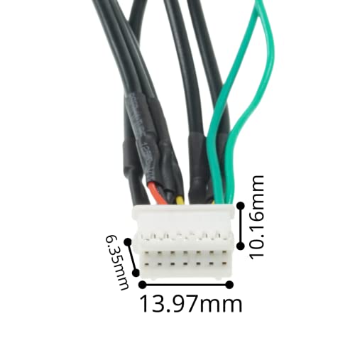 Xtenzi 14Pin AV RCA Cord Assembly Harness Car Audio Video Compatible with JVC Kenwood DNX890HD DNX891HD DNN990HD DNN991HD DNN992- XT91917