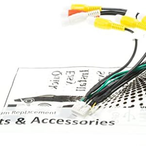 Xtenzi 14Pin AV RCA Cord Assembly Harness Car Audio Video Compatible with JVC Kenwood DNX890HD DNX891HD DNN990HD DNN991HD DNN992- XT91917