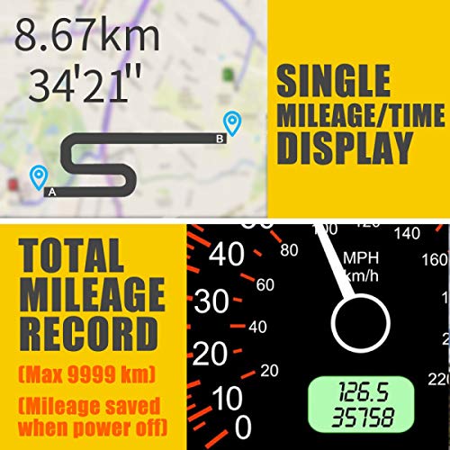SmartCoolous C90 5.5" inch Universal HUD Head Up Display GPS Digital Speedometer Over Speed Alarm Tired Driving Warning Windshield Project for All Vehicle Bicycle Motorcycle