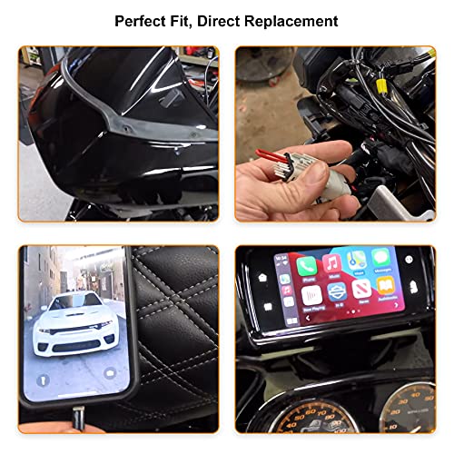 TIKSCIENCE CarPlay Jumper Fit for Harley Davidson 2019 and up GTS Radio