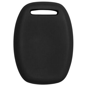 Keyless2Go Replacement for Silicone Cover Protective Case for 4 Button Remote Keys KR55WK49308 MLBHLIK-1T OUCG8D-380H-A - Black (2 Pack)