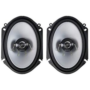 kenwood kfc‑c6866s 6×8 2‑way 250 watt car stereo speakers – pair