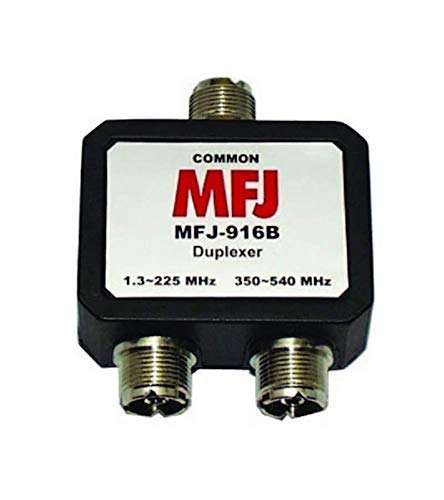MFJ Enterprises Original MFJ-916B 1.8-225, 350-540 MHz Duplexer - SO-239