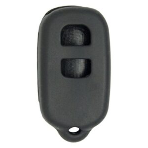 new silicone cover protective case for select toyota 3 button remotes – black