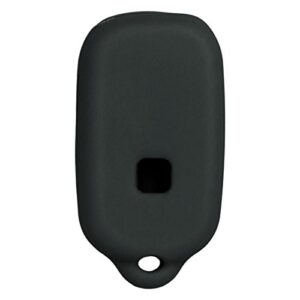 New Silicone Cover Protective Case for Select Toyota 3 Button Remotes - Black