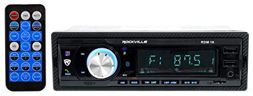 Rockville RDM18 in-Dash Car Digital Media Bluetooth AM/FM/MP3 USB/SD Receiver