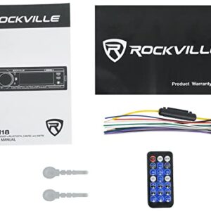 Rockville RDM18 in-Dash Car Digital Media Bluetooth AM/FM/MP3 USB/SD Receiver