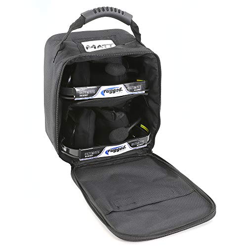 Rugged Radios HS2-BAG Dual Headset Bag for Aviation and Racing Headsets, Radios and Accessories