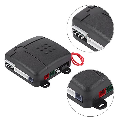 Car Alarm Security System, Universal Anti-Theft Device Car Alarm Security Protection System Car Keyless Entry System with 2 Remote Controls Car Horn Siren Alarm, DC12V ±3V