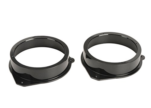Scosche Compatible with Select 2000-12 Audi 6.5"-6.75" Speaker Adapter (1 Pair) SAAI653