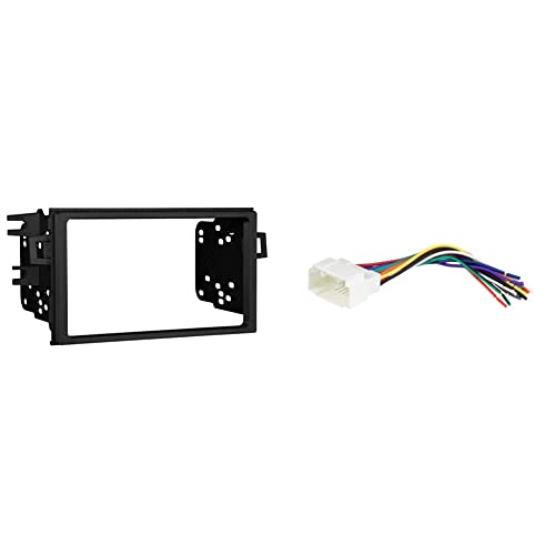 Metra 95-7895 Double DIN Installation Dash Kit for 1998-2002 Honda Accord & Scosche HA08B Compatible with Select 1998-11 Honda Power/Speaker Connector/Wire Harness