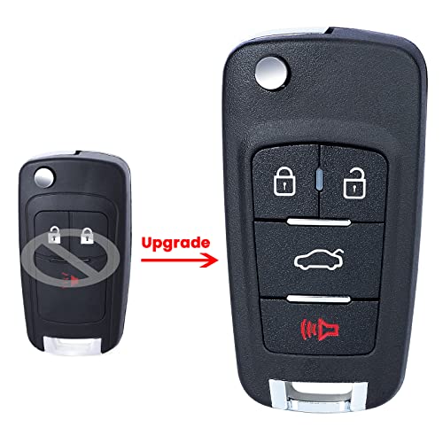 Aichiyu Modified Flip Remote Key Fob Replacement 315Mhz ID46 Chip for Chevrolet Spark 2013 2014 2015 2016 FCC ID: A2GM3AFUS03, P/N: 95233524, 42695007, 95989830