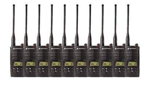10 pack of motorola rdu4160d two way radio walkie talkies