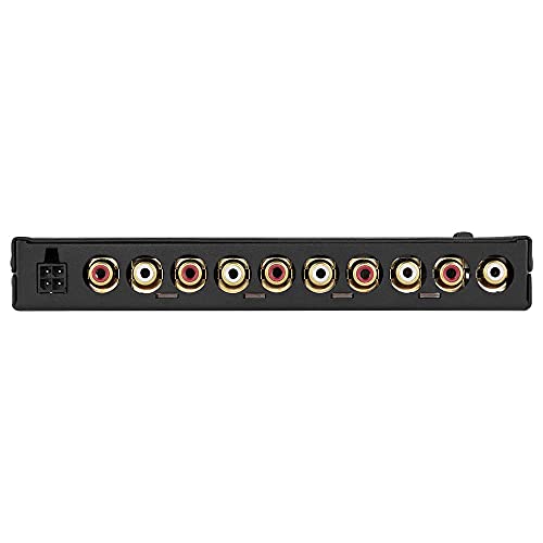 DS18 EQX7 Equalizer 7 Bands with auto Hi/Lo line Selector, Two Rear inputs (Main and Aux), 8 Volts Front, Rear and Sub Output