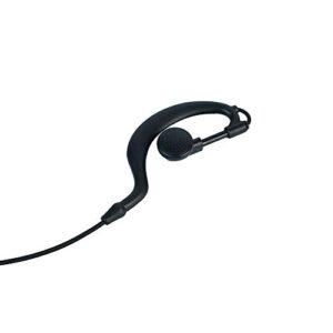 Klykon 2 Pin G Shape Earpiece Headset with Ptt Mic for Motorola cls1110 cp200 cls1410 cp185 cp200d rdm2070d walkie Talkie 2 Way Radio(10 Packs)
