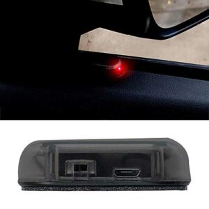 Paddsun Solar Power Car Alarm Red LED Light Anti-Theft Flash Blinking Lamp Veihicle Anti-Theft Alarm Warning System, Red