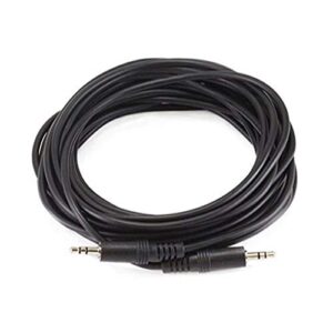 monoprice audio/stereo cable – 25 feet – black | 30.5 meterm plug/plug male/male