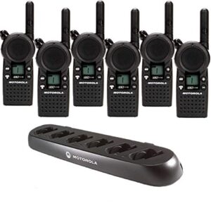 6 cls1110 – uhf 1 watt 1 channel radios & 1 56531 6 radio charger by motorola solutions – intended for business use