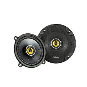 kicker 46csc54 cs-series csc5 5.25-inch (130mm) coaxial speakers, 4-ohm (pair)