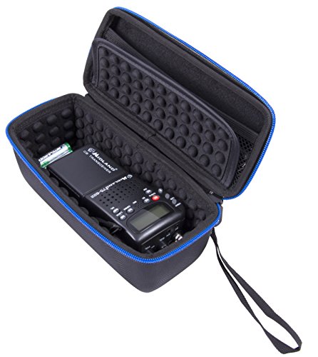 CASEMATIX Radio Case Compatible with CB Radios Midland 75822, Uniden BC75XLT, Midland 75785 or Uniden BCD436HP 40 Channel CB 2 Way Radio, Must Remove Antennae, Includes Case Only