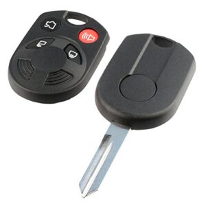 key fob keyless entry remote shell case & pad fits lincoln mercury oucd6000022 4 btn