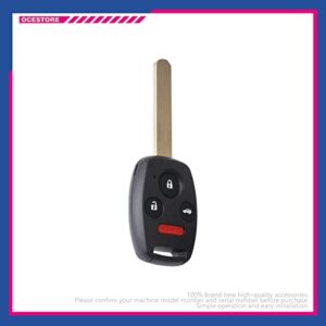 OCESTORE N5F-A05TAA Car Key Fob Keyless Control Entry Remote N5F-S0084A 4 Button Vehicles Replacement Compatible with Ci vic N5F-S0084A 35111-SVA-306 Key Fob 35118-TR0-A00