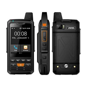 uniwa alps f50 zello ptt walkie talkie 2.8 inches touch screen quad core mtk6735 1gb+8gb 4000mah 4g lte android 6.0 rugged smartphone