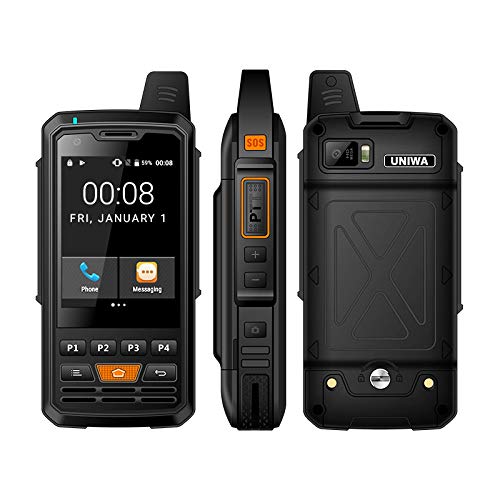 UNIWA Alps F50 Zello PTT Walkie Talkie 2.8 inches Touch Screen Quad Core MTK6735 1GB+8GB 4000mAh 4G LTE Android 6.0 Rugged Smartphone