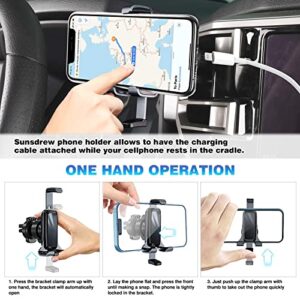 Sunsdrew Custom Fit for Phone Holder Jeep Renegade 2015-2023 Air Vent Cell Phone Holder Handsfree Thick Case Friendly Car Phone Mount for iPhone, Samsung, Moto, Nokia and Other Smartphones