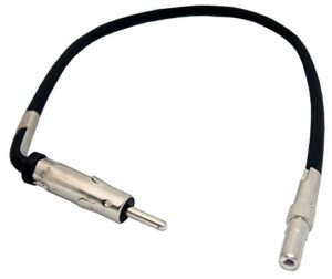 harmony audio ha-40cr10 compatible with chevy malibu 2008-2012 factory stereo to aftermarket radio antenna adapter plug
