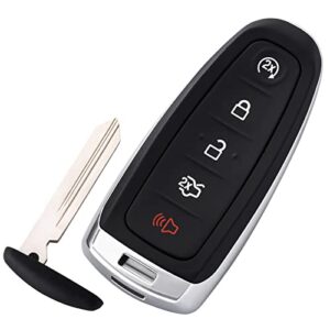 helloauto key fob for ford explorer edge 2011-2015 flex taurus 2013-2019 expedition focus lincoln mks mkx mkt navigator smart remote keyless entry self-programming key fcc id: m3n5wy8609