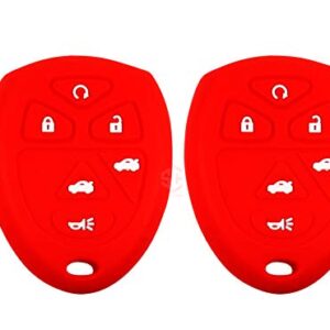 2x New Key Fob Remote Silicone Cover Fit For Select GM Vehicles.