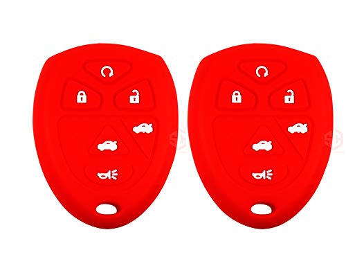 2x New Key Fob Remote Silicone Cover Fit For Select GM Vehicles.