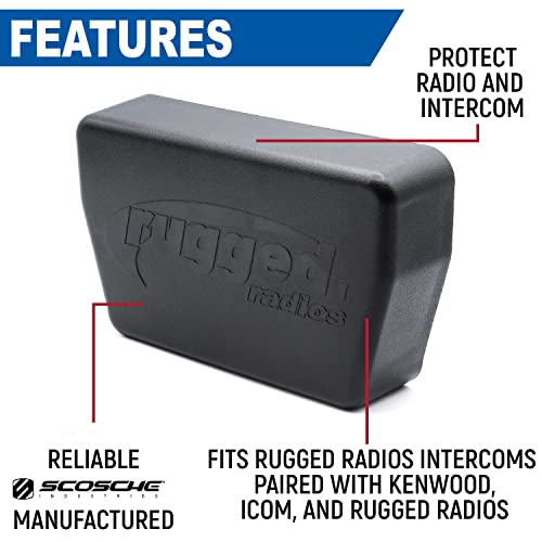 Rugged Radios Magnetic Radio Cover for Mobile Radios by Scosche - #RCM-DMU