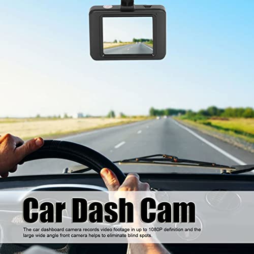 Dash Cam, 1080P Full HD Smart Dash Camera Dash Cam Front Rear Camera with Motion Detection, Loop Recording, G Sensor, Parking Mode, Dashboard Camera